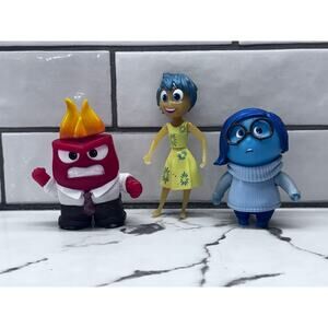 Disney Pixar Movie Inside Out Figures Joy Anger Sadness TOMY